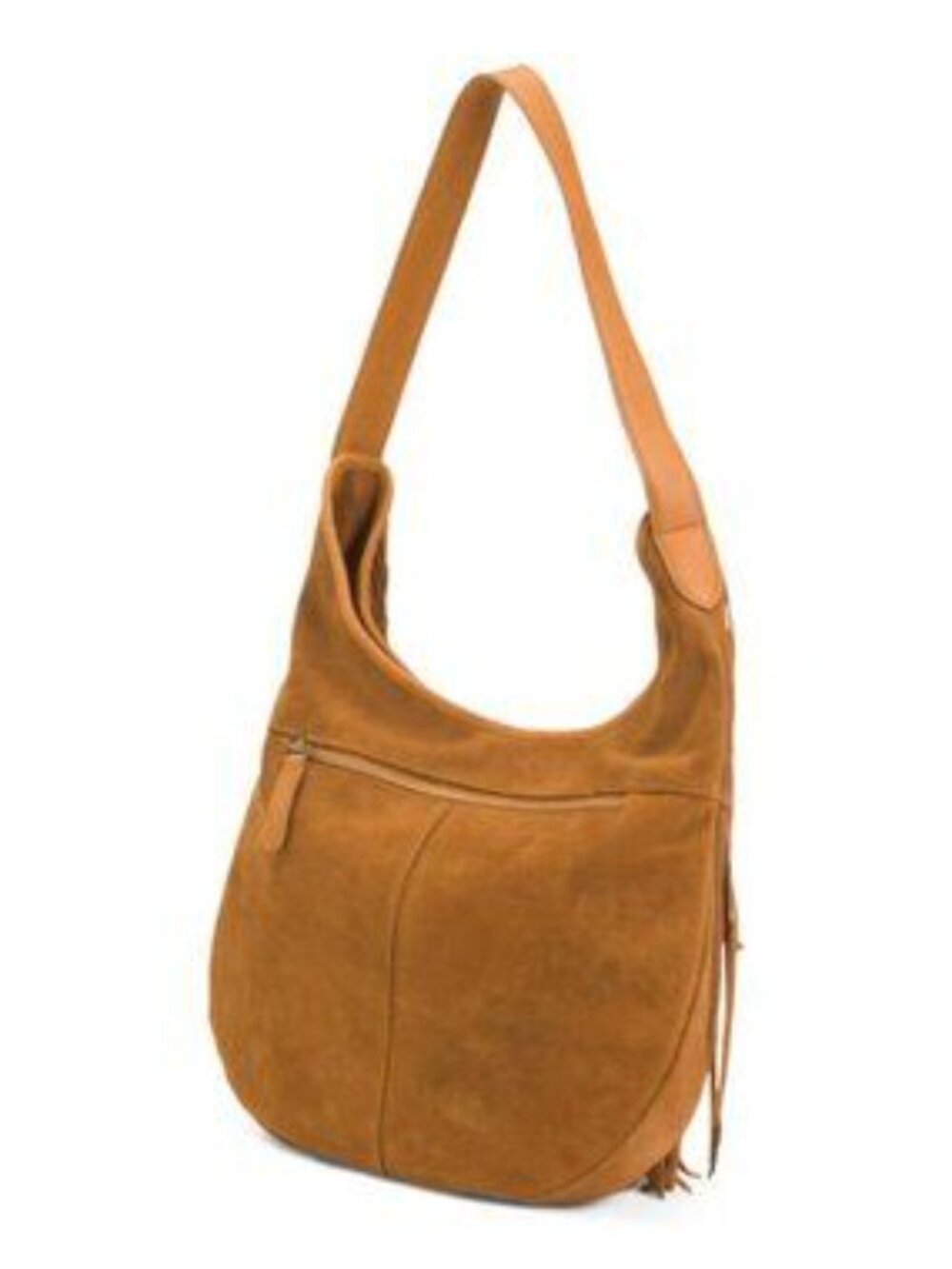 VILENCA Suede Allover Front Fringe Hobo - Picture 3 of 4